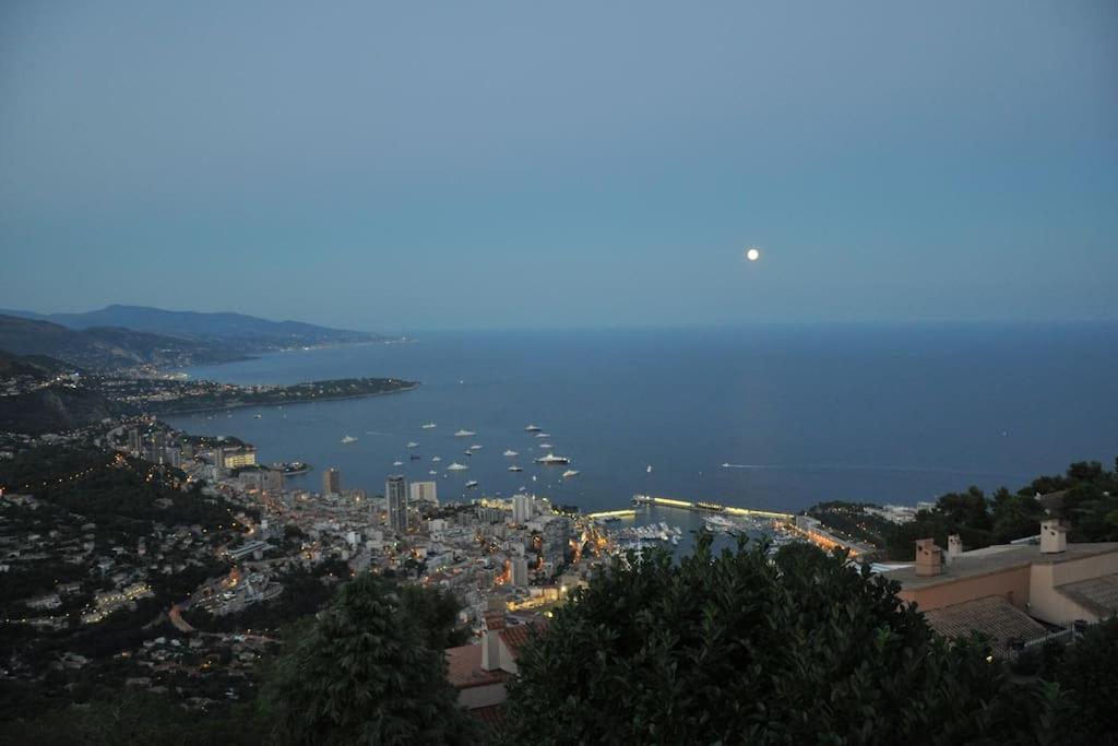 Villa With Unique & Breathtaking View Over Sea, Monte-Carlo, Italy & Alps Ла-Тюрби Экстерьер фото